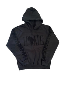 Black Unisex Home Hoodie