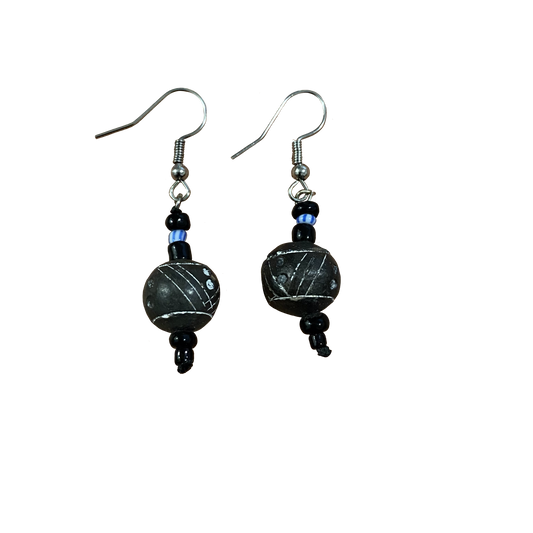 Clay Beaded Earrings