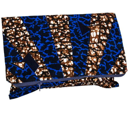 Fold over Zipper Clutch