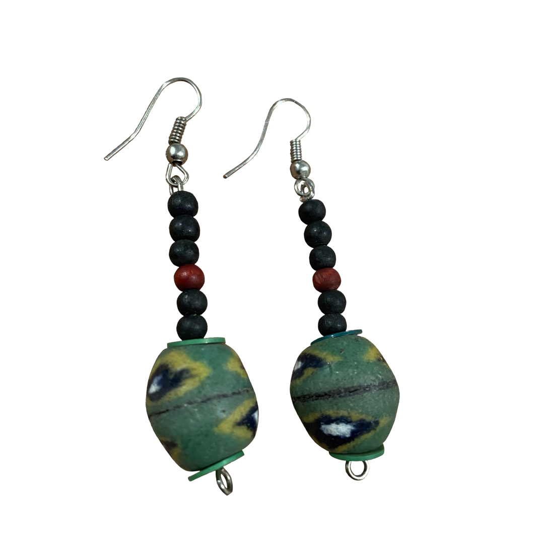 Clay Beaded Earrings