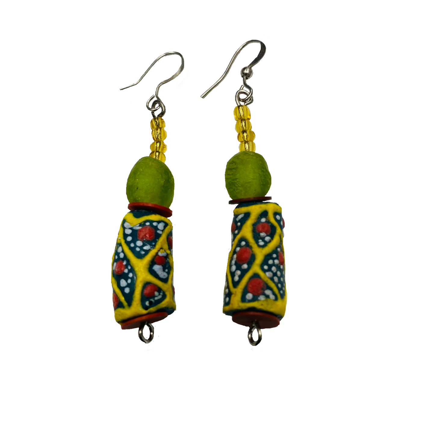 Clay Beaded Earrings