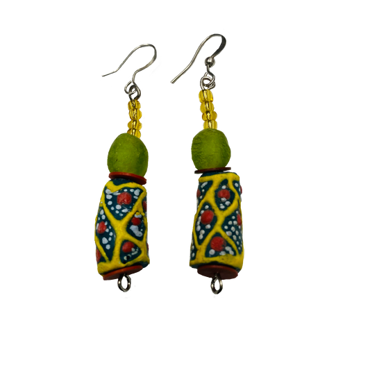 Clay Beaded Earrings