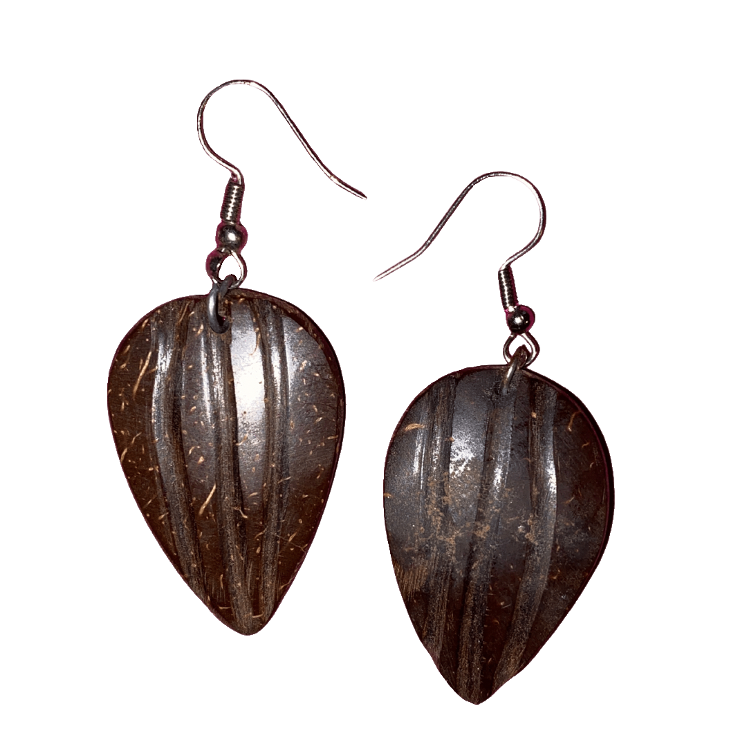 Coconut Shell Earring