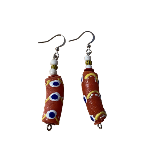 Clay Beaded Earrings