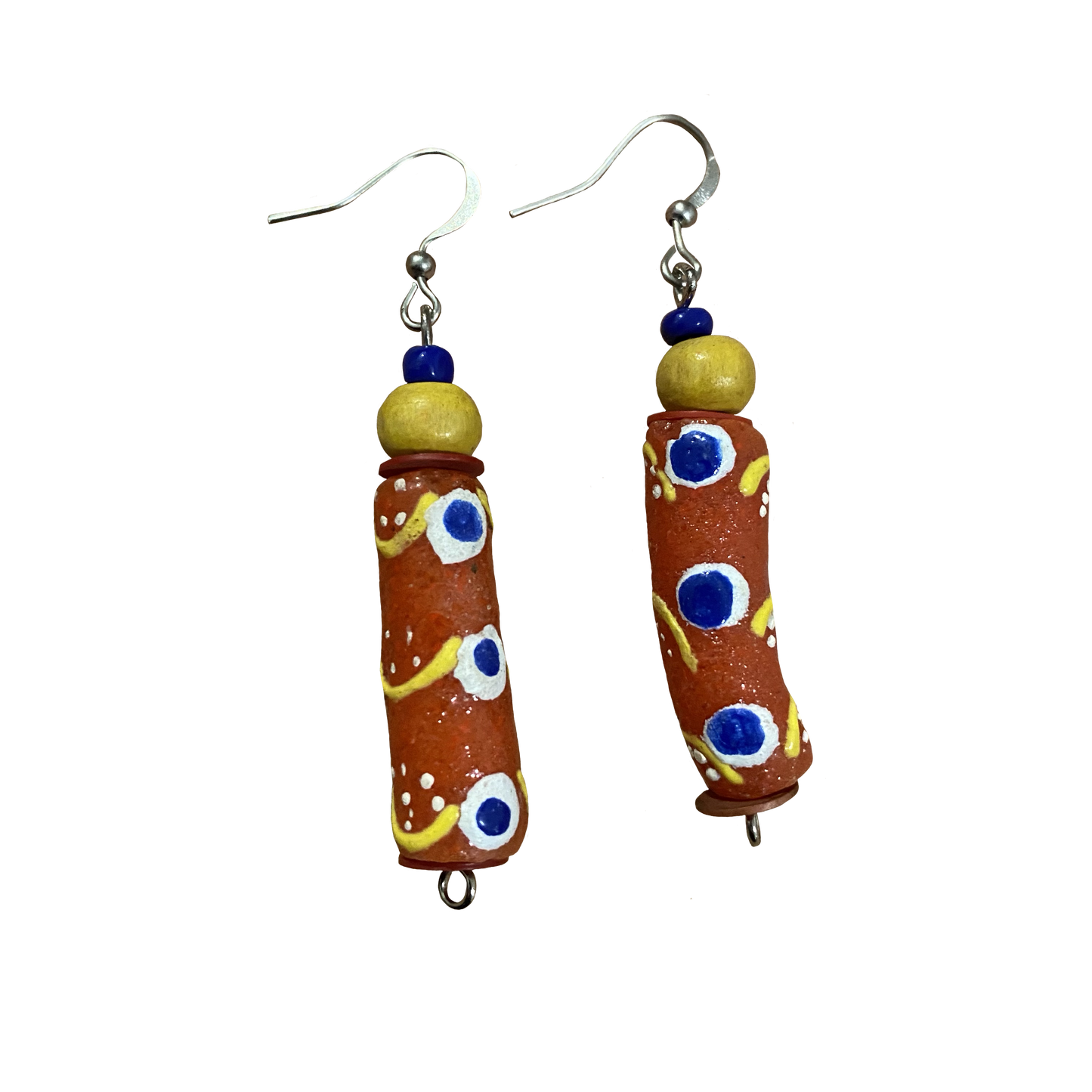 Clay Beaded Earrings