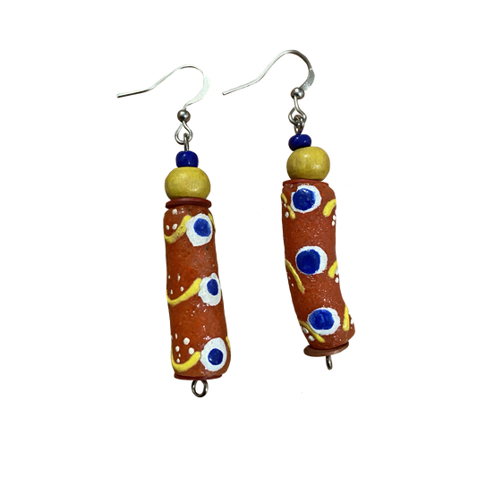 Clay Beaded Earrings