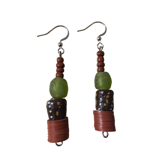 Clay Beaded Earrings