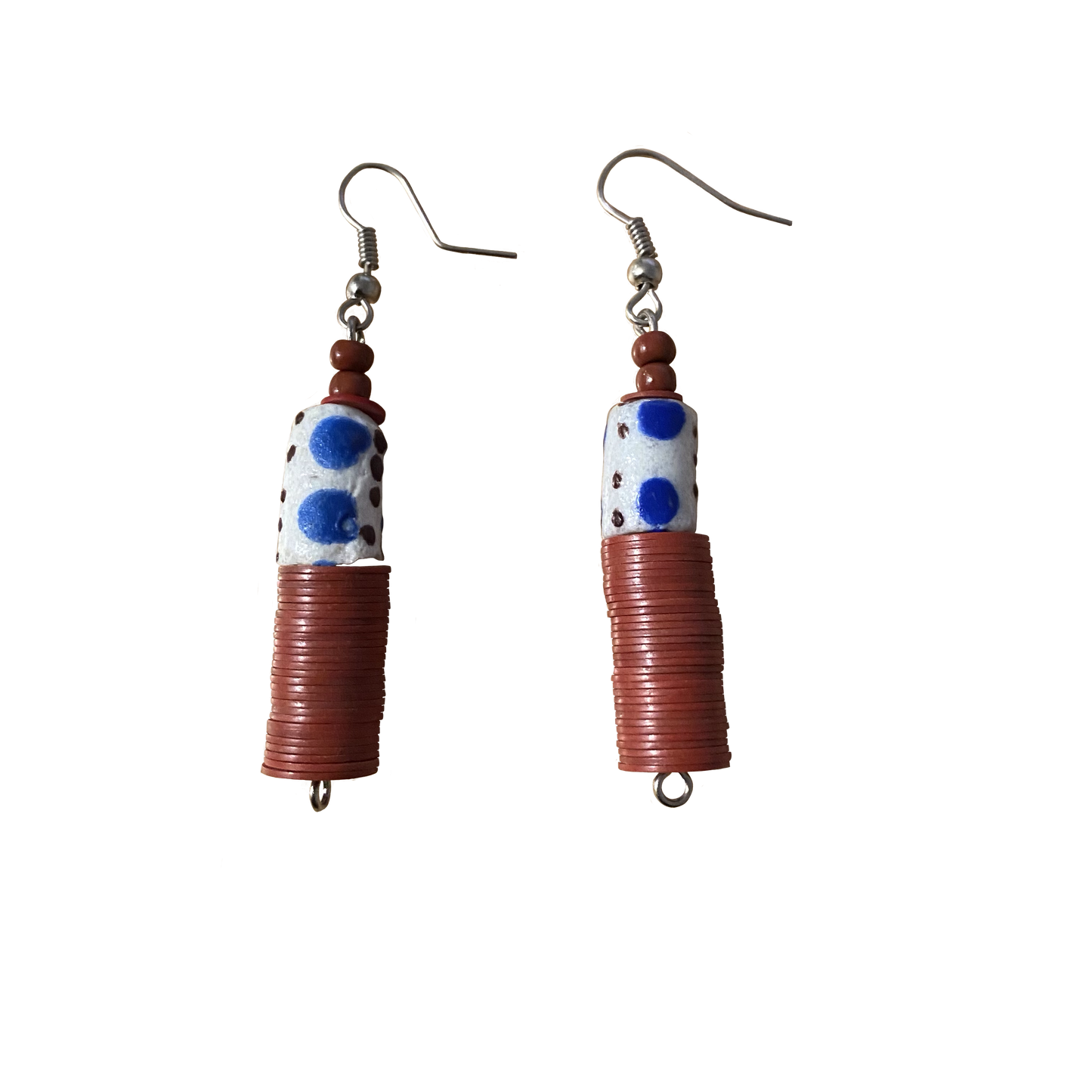 Clay Beaded Earrings