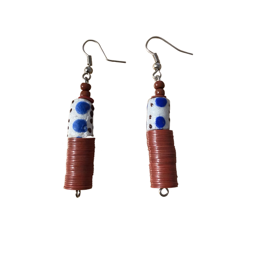 Clay Beaded Earrings