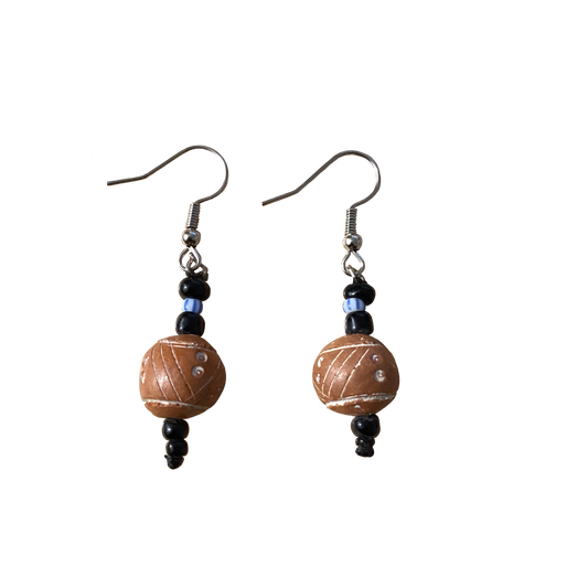 Clay Beaded Earrings