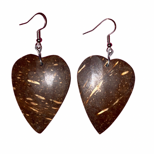 Coconut Shell  Earring