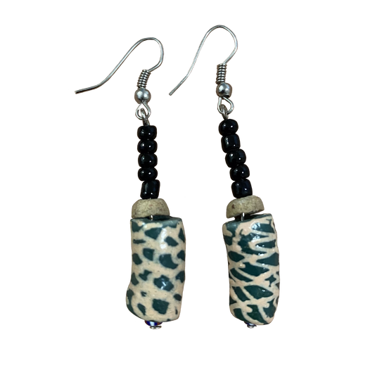 Clay Beaded Earrings