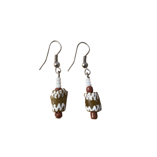 Clay Beaded Earrings